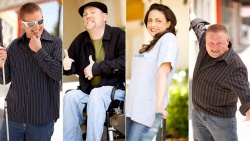 Eric Mee, Michael O'Connell, Nina G and Steve Donner are The Comedians with Disabilities Act